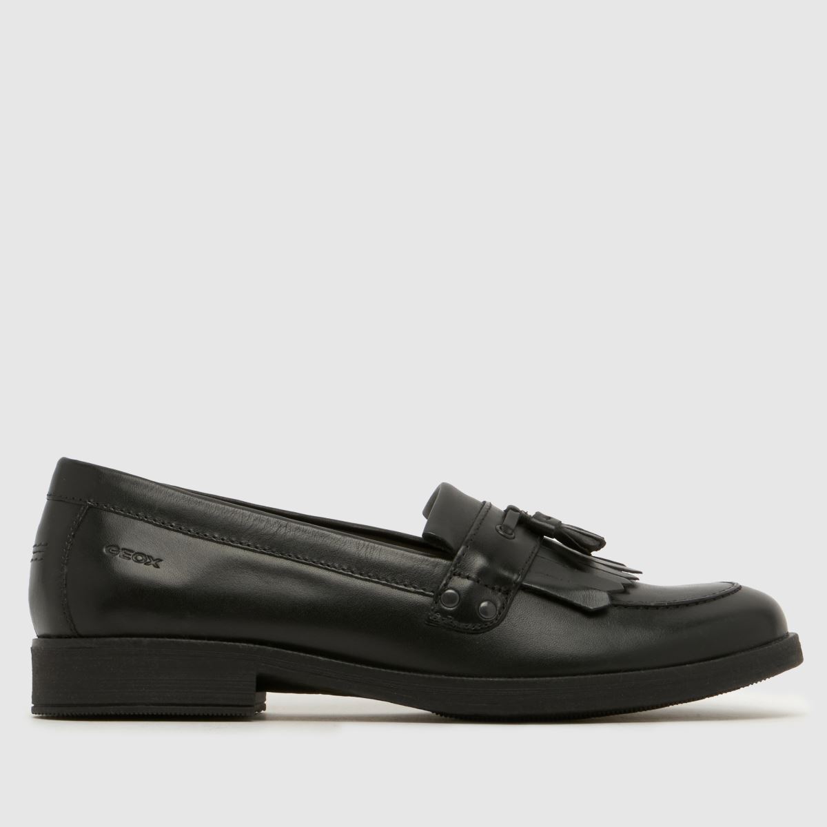 Geox Black Agata Girls Youth Shoes