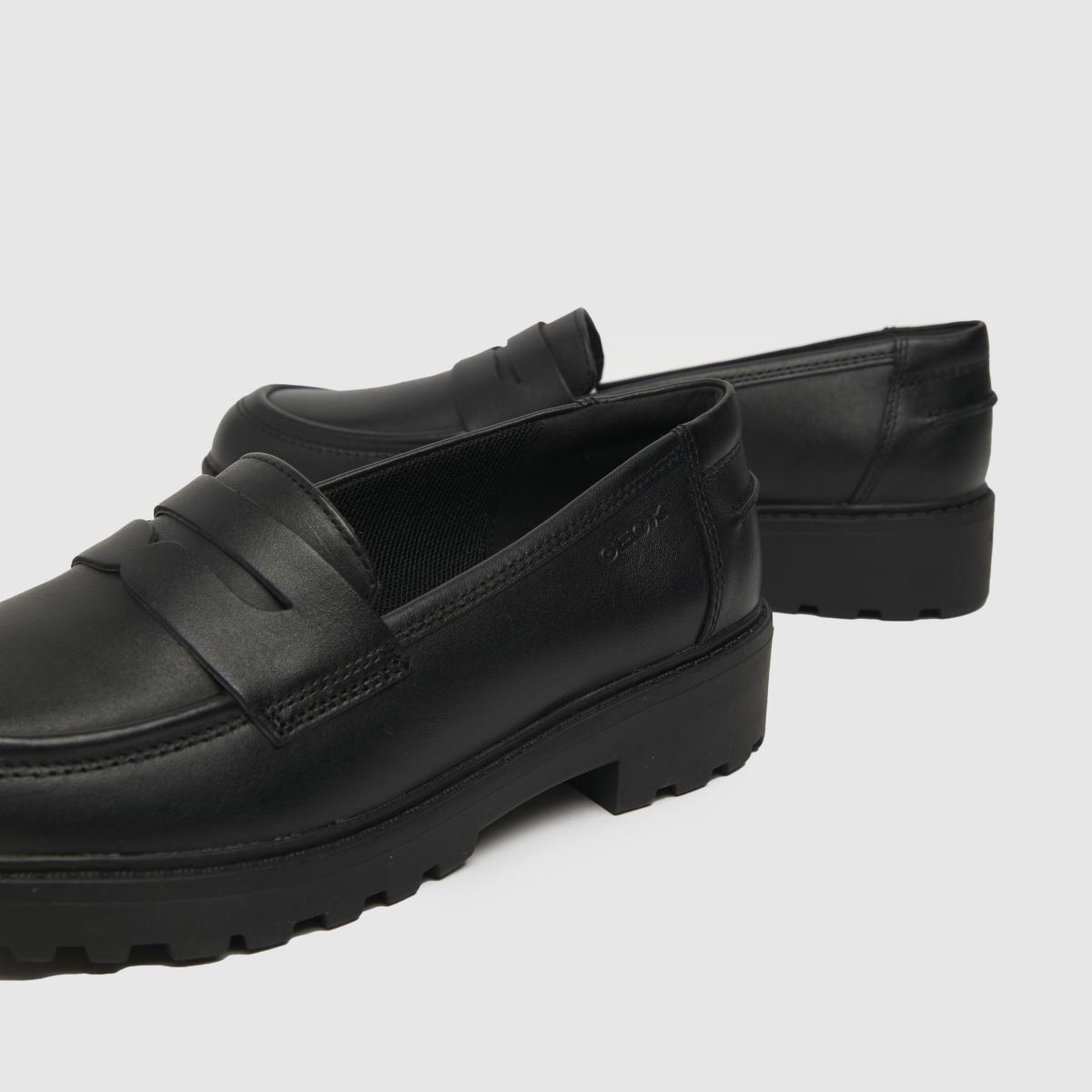 Kinder Geox Schwarz Casey Loafer Boots Geox Casey Loafer 7