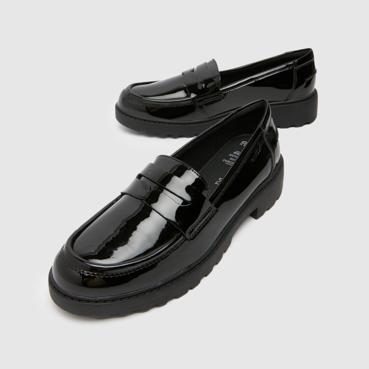 Kinder Geox Schwarz Casey Loafer Boots Geox Casey Loafer 7