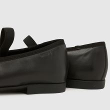 Geox Plie Ballerina Girls Youth in Black Geox Plie Ballerina,4 of 4