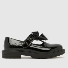 schuh Loz Patent Bow T-Bar Girls Youth in Black schuh Loz Patent Bow T-Bar,1 of 4