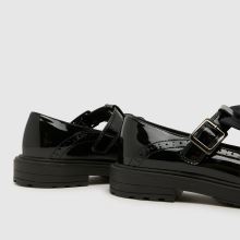 schuh Loz Patent Bow T-Bar Girls Youth in Black schuh Loz Patent Bow T-Bar,4 of 4