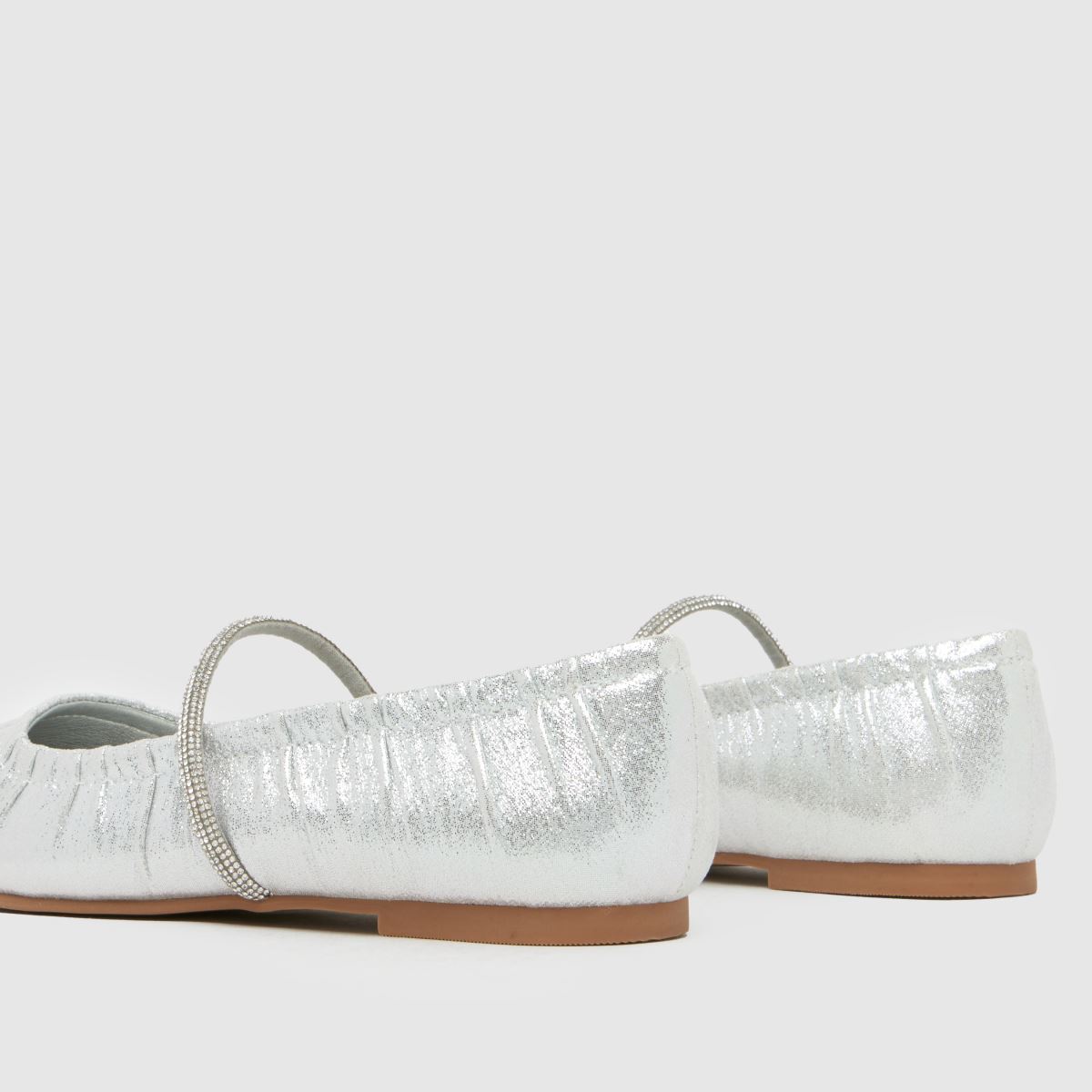schuh Livi Ballerina Girls Youth in Silver schuh Livi Ballerina 7