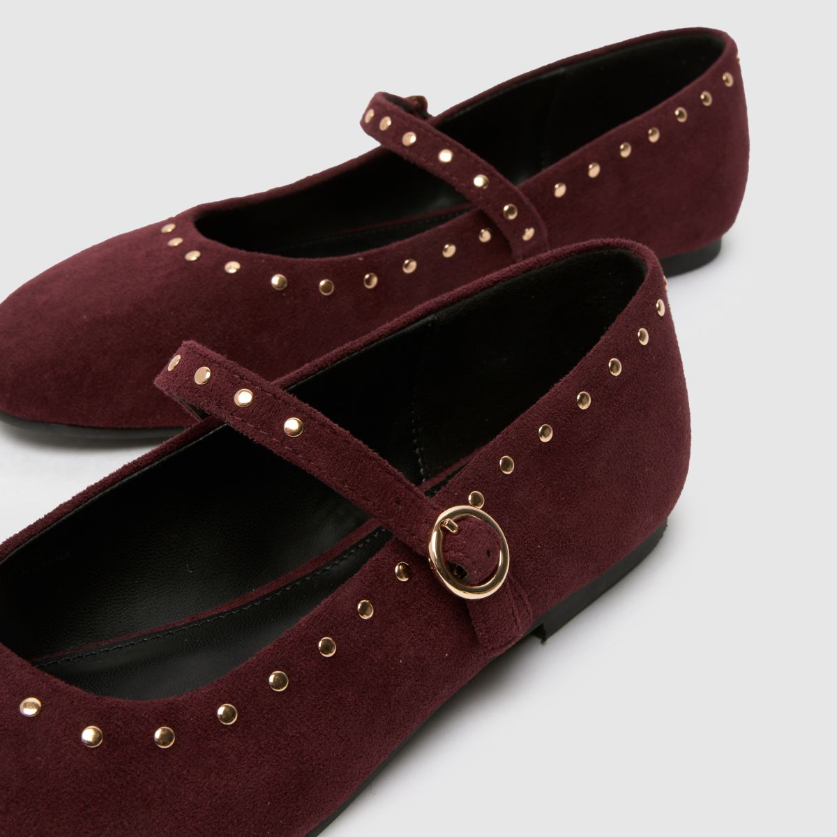 schuh Lexanne Studded Ballerina Girls Youth in Burgundy schuh Lexanne Studded Ballerina 7