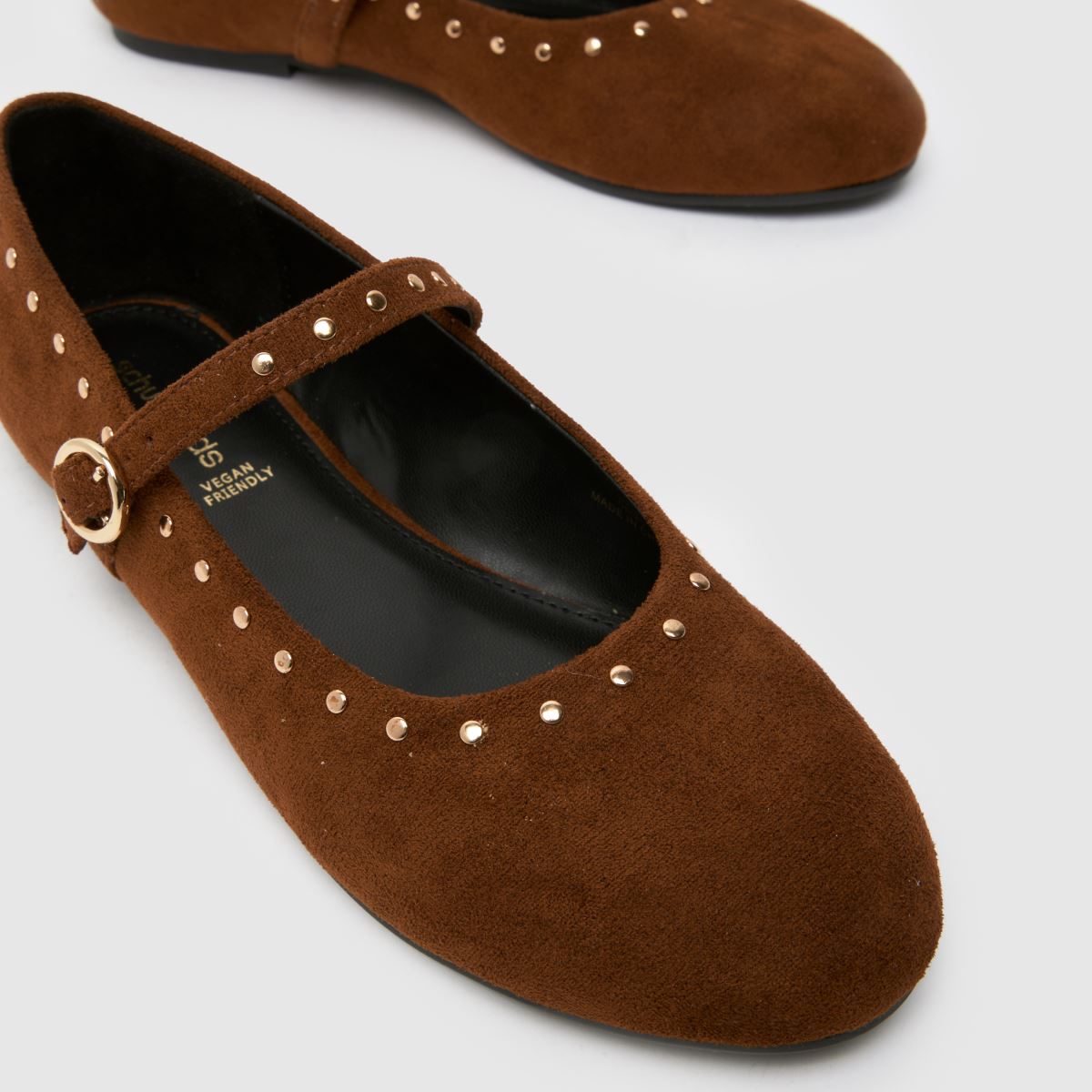 schuh Lexanne Studded Ballerina Girls Youth in Tan schuh Lexanne Studded Ballerina 4