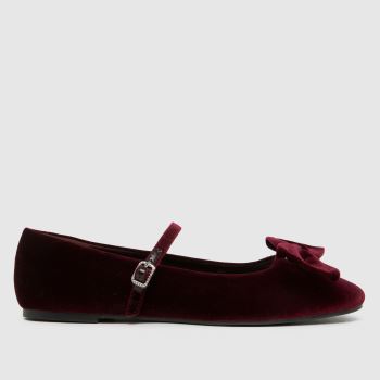 schuh Burgundy Laffy Ballerina Girls Youth
