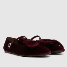 schuh Laffy Ballerina Girls Youth in Burgundy schuh Laffy Ballerina,2 of 4