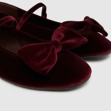 schuh Laffy Ballerina Girls Youth in Burgundy schuh Laffy Ballerina,3 of 4