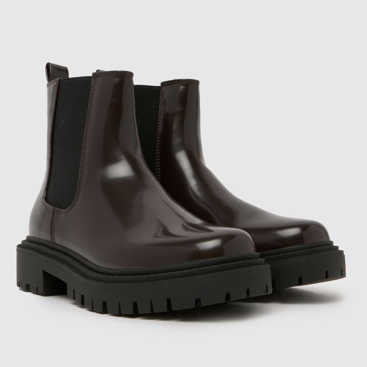 schuh Click Chunky Chelsea Girls Youth in Brown schuh Click Chunky Chelsea 1