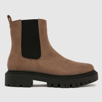 schuh Taupe Click Chunky Chelsea Girls Youth