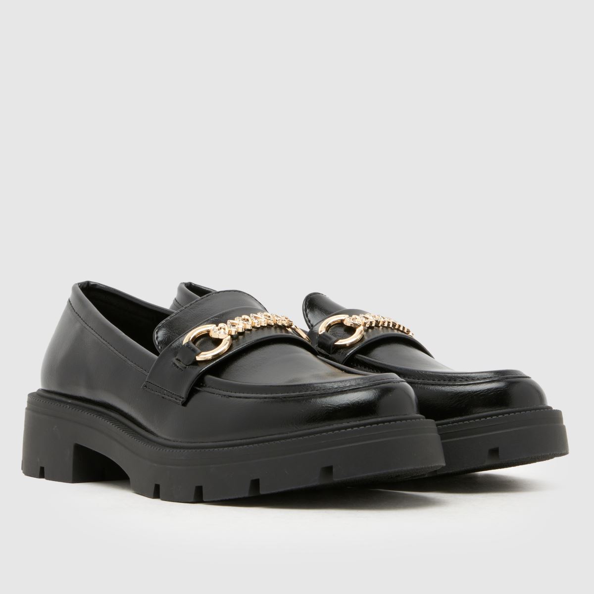 schuh Loyalty Heart Loafer Girls Youth in Black schuh Loyalty Heart Loafer 1