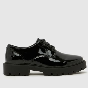 schuh Black Lovely Lace Up Girls Youth