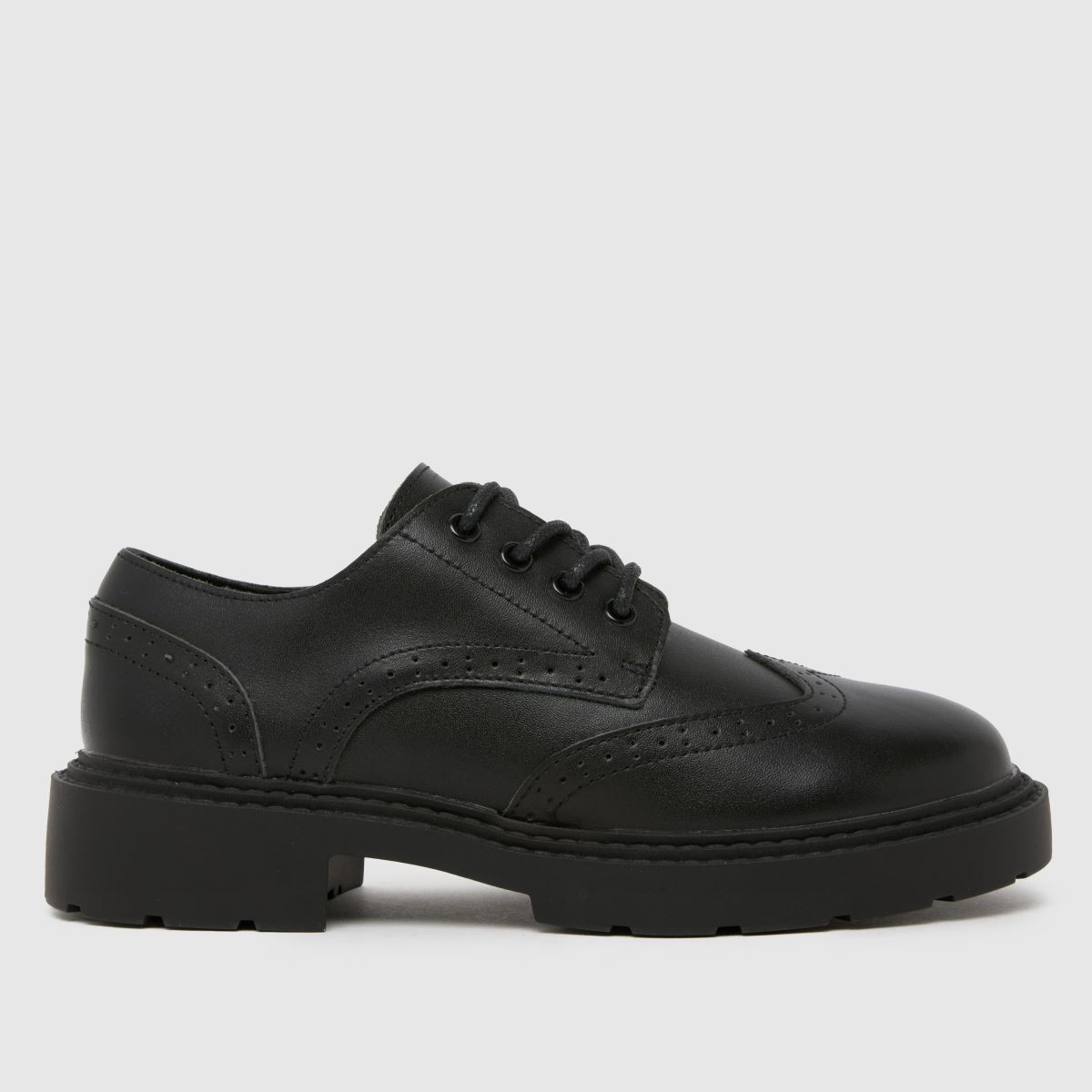 Lucia Leather Brogue Lace Up Girls