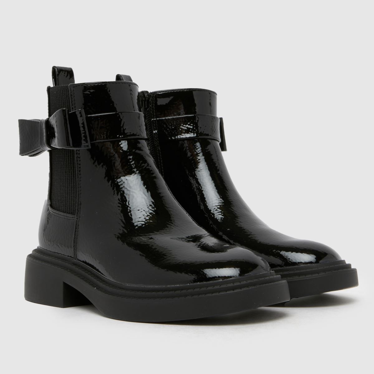 schuh Cait Bow Chlesea Girls Youth in Black schuh Cait Bow Chlesea 1