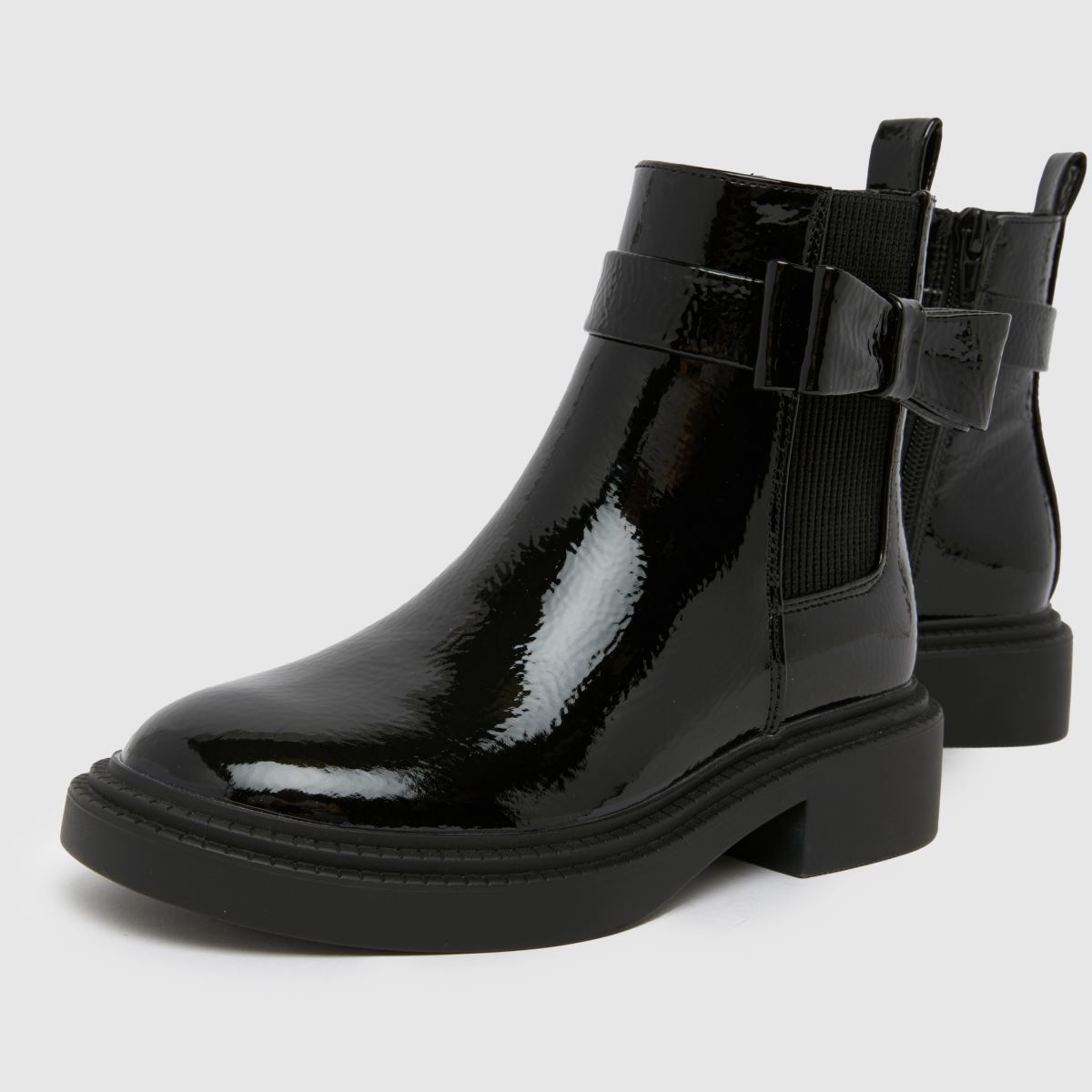 schuh Cait Bow Chlesea Girls Youth in Black schuh Cait Bow Chlesea 4