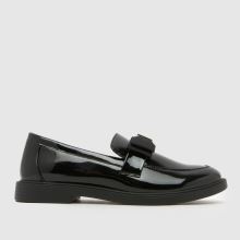 schuh Lake Bow Loafer Girls Youth in Black schuh Lake Bow Loafer,1 of 4