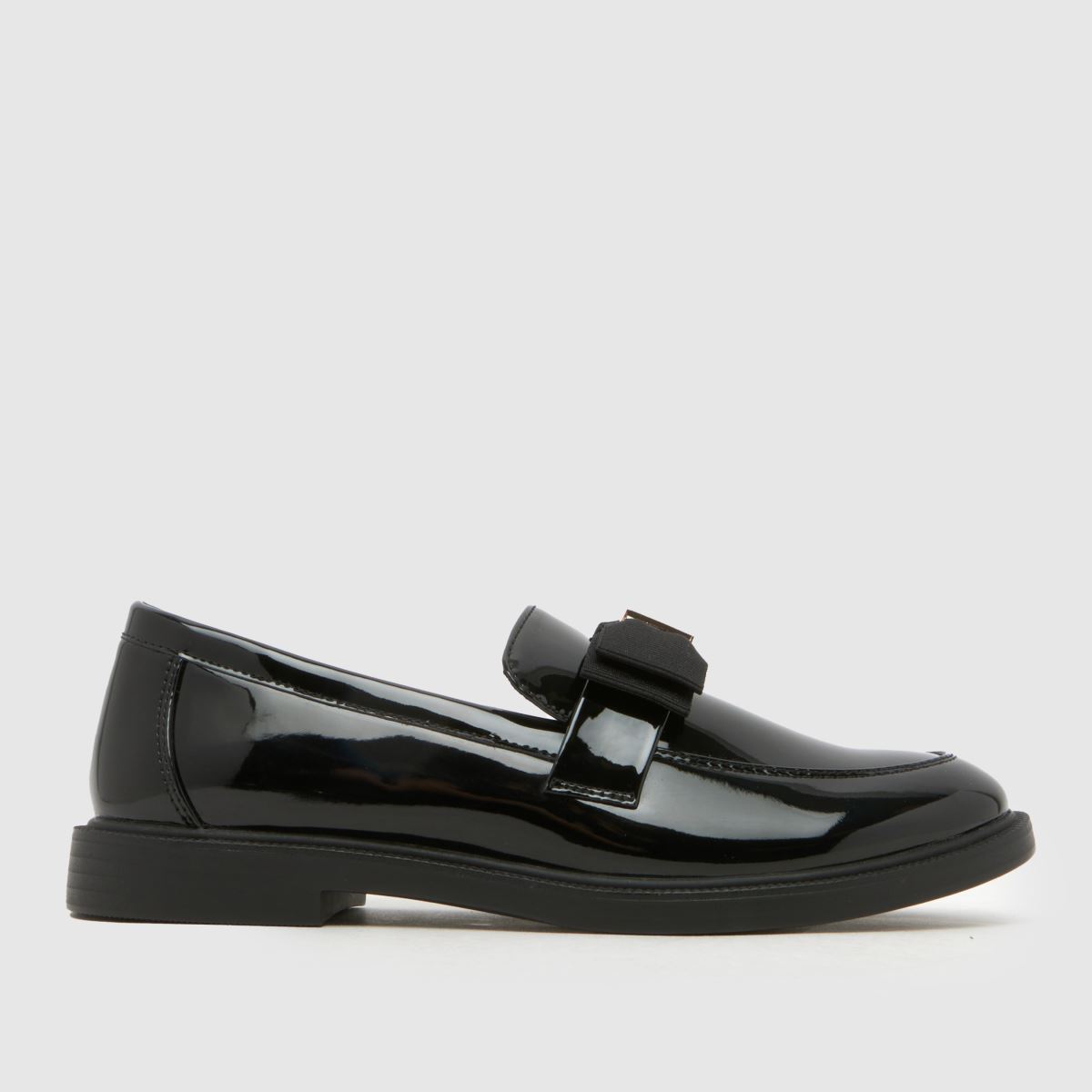 schuh Lake Bow Loafer Girls Youth in Black schuh Lake Bow Loafer