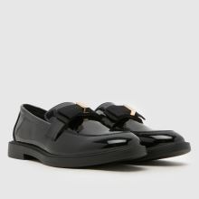 schuh Lake Bow Loafer Girls Youth in Black schuh Lake Bow Loafer,2 of 4