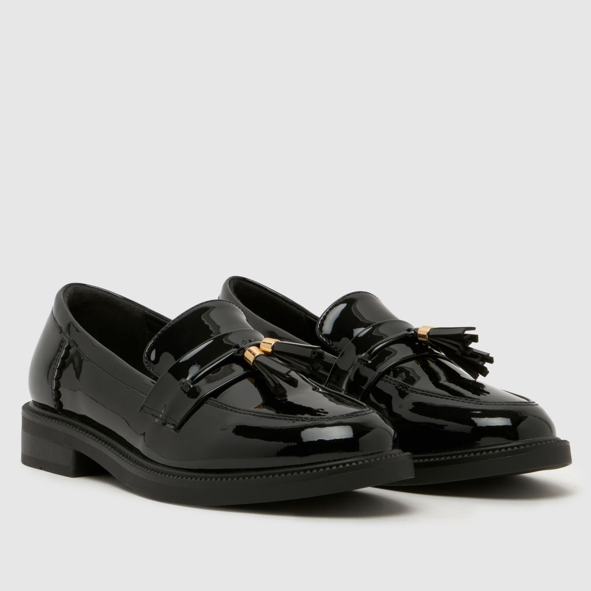 schuh Lucy Tassel Loafer Girls Youth in Black schuh Lucy Tassel Loafer 1