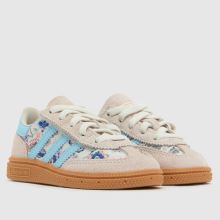 adidas X Liberty Handball Spezial Girls Toddler in Off-White Multi adidas X Liberty Handball Spezial,2 of 4