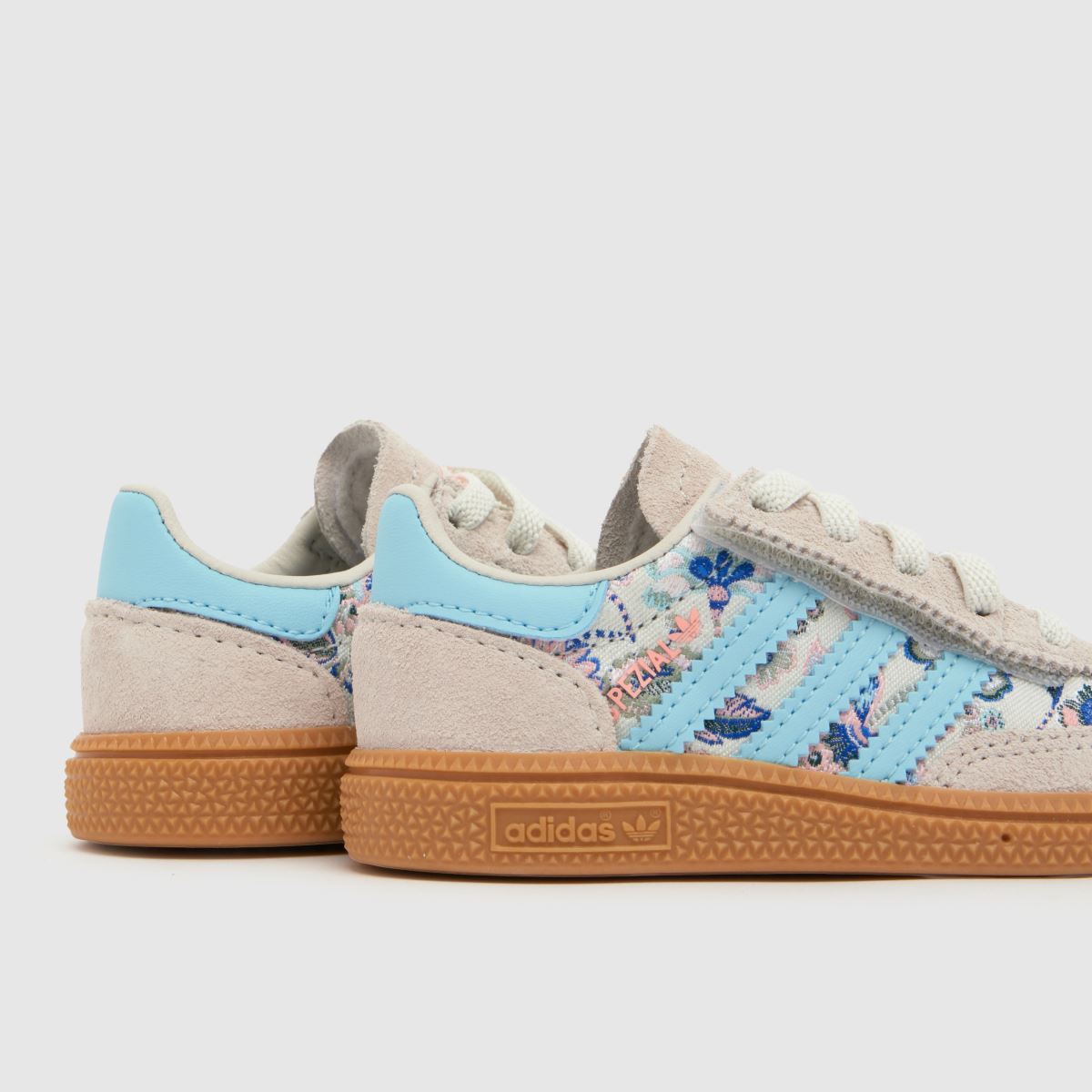 adidas X Liberty Handball Spezial Girls Toddler in Off-White Multi adidas X Liberty Handball Spezial 7