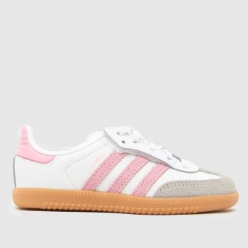 adidas White Samba Og Girls Toddler