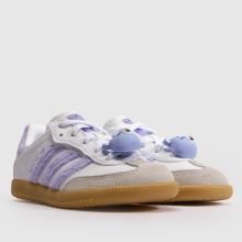 adidas Samba OG X Care Bears Girls Toddler in White & Purple adidas Samba OG X Care Bears,2 of 4