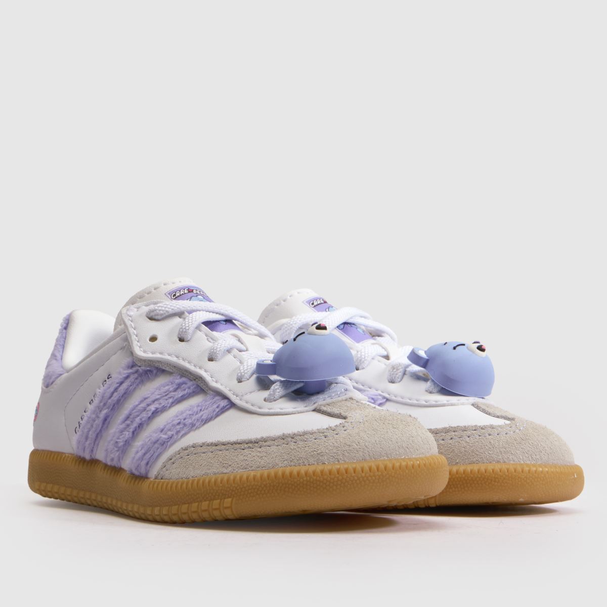 adidas Samba OG X Care Bears Girls Toddler in White & Purple adidas Samba OG X Care Bears 1