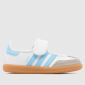 White & Pl Blue