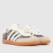 adidas Samba OG X Liberty Girls Toddler in Beige Multi adidas Samba OG X Liberty,2 of 4