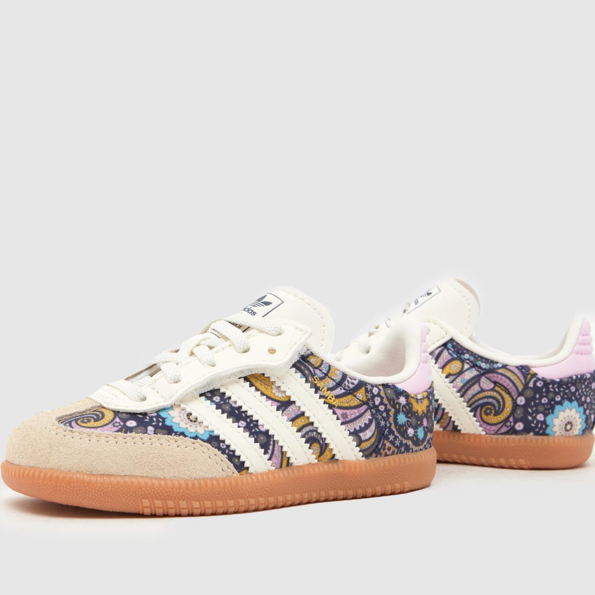 adidas Samba OG X Liberty Girls Toddler in Beige Multi adidas Samba OG X Liberty 7