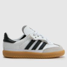 adidas Samba OG Girls Toddler in White & Black adidas Samba OG,1 of 4