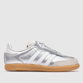 adidas Silber Samba OG Mädchen Kleinkind