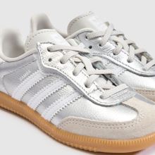 Kinder adidas Silber Samba Og Sneaker adidas Samba OG,3 von 4
