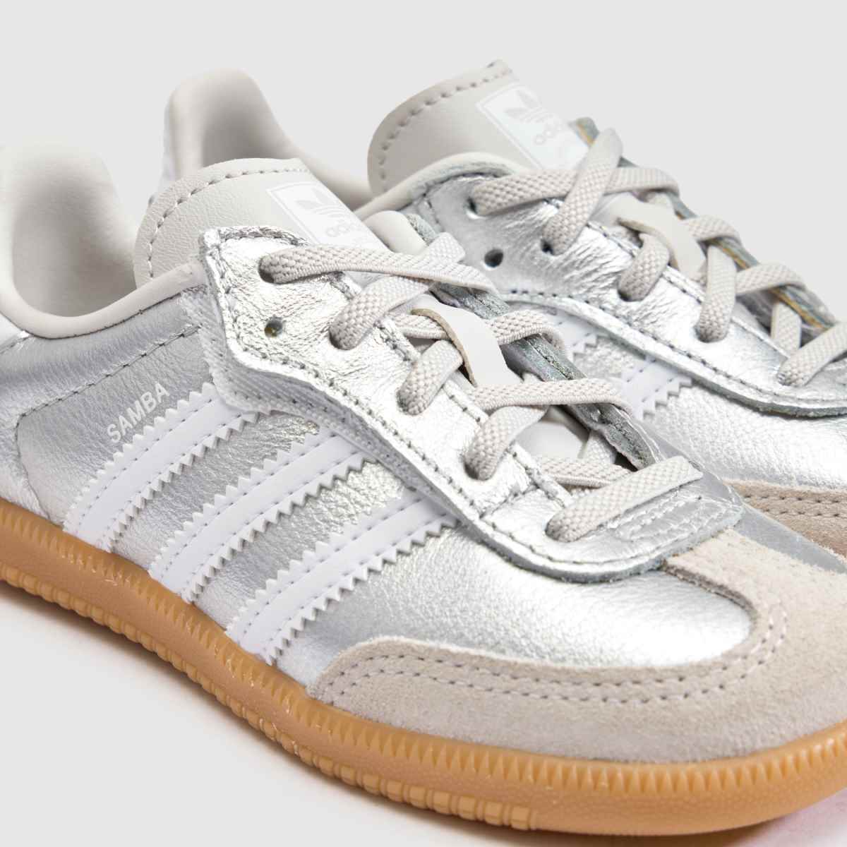 Kinder adidas Silber Samba Og Sneaker adidas Samba OG 4