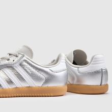 Kinder adidas Silber Samba Og Sneaker adidas Samba OG,4 von 4