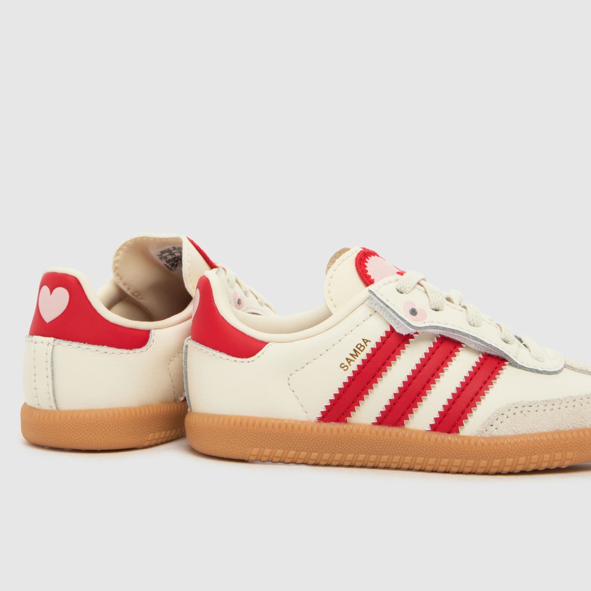 adidas Samba OG Girls Toddler in Off-White Multi adidas Samba OG 7