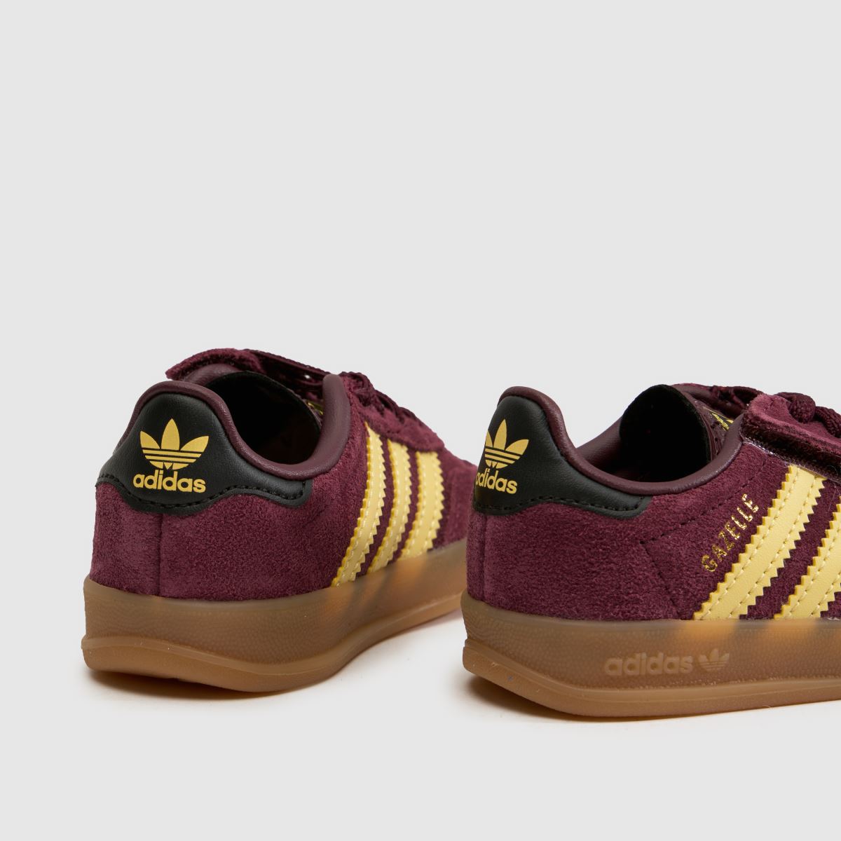 adidas Gazelle Indoor Girls Toddler in Burgundy adidas Gazelle Indoor 7
