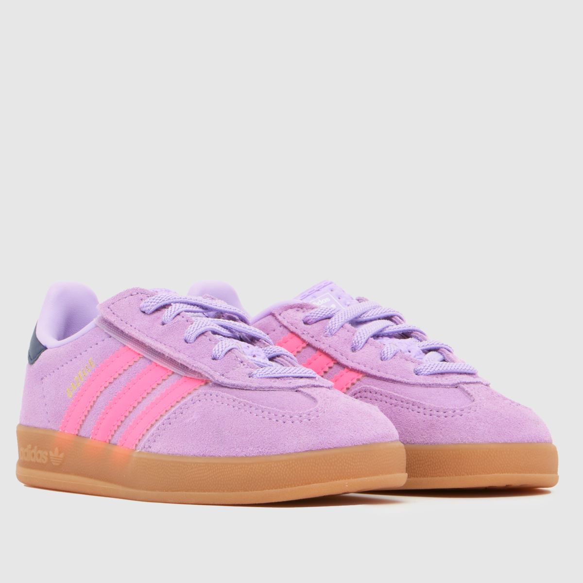 adidas Gazelle Indoor Girls Toddler in Lilac adidas Gazelle Indoor 1