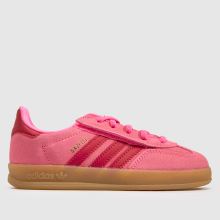 adidas Gazelle Indoor Girls Toddler in Pink Multi adidas Gazelle Indoor,1 of 4