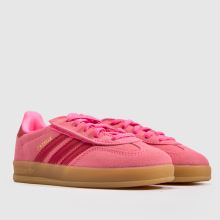 adidas Gazelle Indoor Girls Toddler in Pink Multi adidas Gazelle Indoor,2 of 4