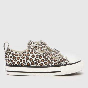 Converse Brown Multi All Star 2V Lo Girls Toddler