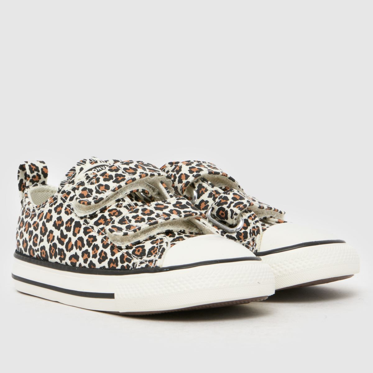 Converse All Star 2V Lo Girls Toddler in Brown Multi Converse All Star 2V Lo 1