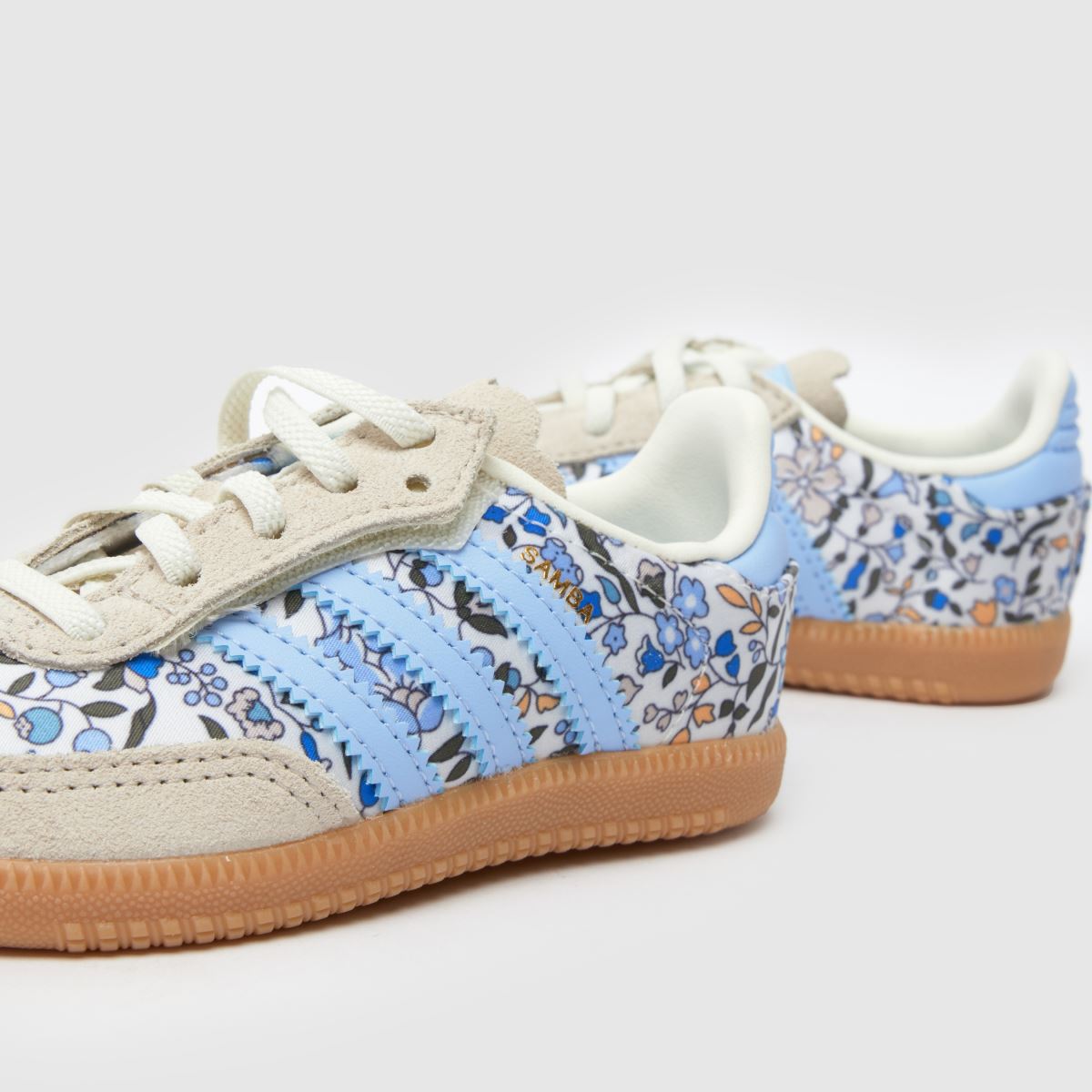 adidas x Liberty London Samba OG Girls Toddler in White Multi adidas x Liberty London Samba OG 7