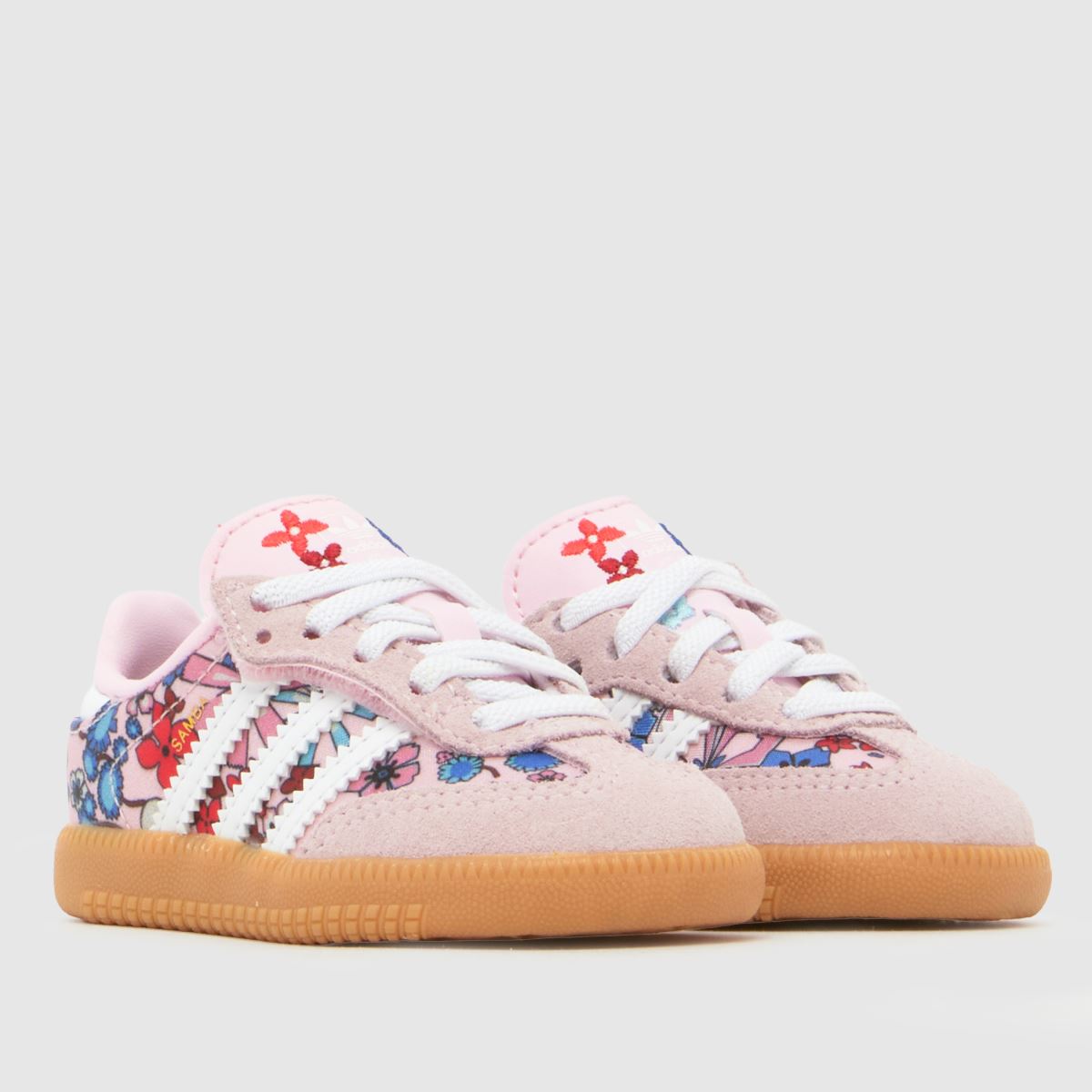 adidas X Liberty Samba OG Girls Toddler in Pink Multi adidas X Liberty Samba OG 1
