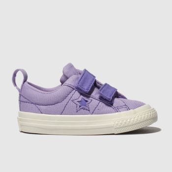 converse lilac one star 2v lo trainers toddler converse lilac one star 2v lo trainers toddler