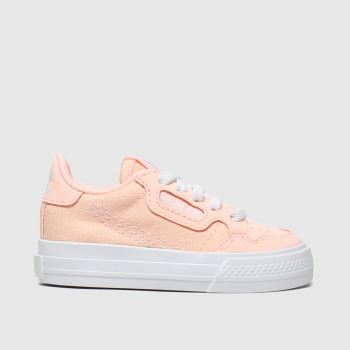 adidas peach continental vulc el trainers toddler adidas peach continental vulc el trainers toddler