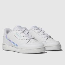 Kinder adidas Weiß-silber Continental 80 Sneaker Kinder adidas Weiß-silber Continental 80 Sneaker