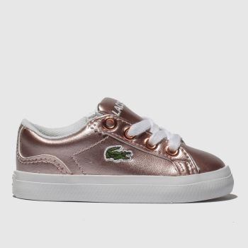 lacoste pink lerond trainers toddler lacoste pink lerond trainers toddler