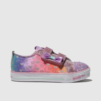 skechers purple shuffle lite trainers toddler skechers purple shuffle lite trainers toddler